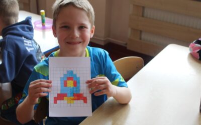 „Kosmiczne zabawy matematyczne” – kółko w grupie Biedronek