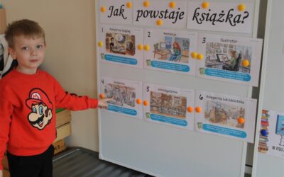 „Książka naszym przyjacielem” – tydzień w grupie Biedronek